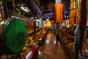 Padmasambhava and Buddha Maitreya statues