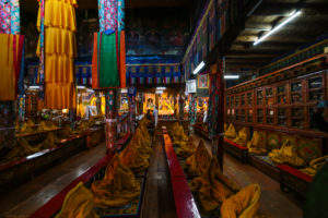 Padmasambhava and Buddha Maitreya statues